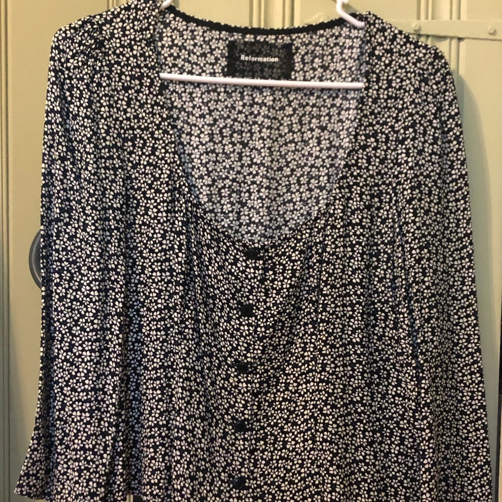 Reformation Jorja Floral Top